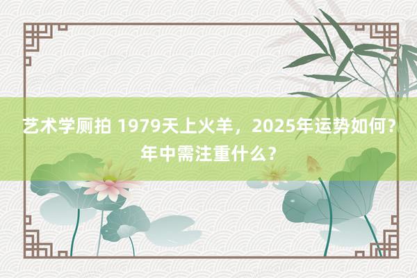 艺术学厕拍 1979天上火羊，2025年运势如何？年中需注重什么？