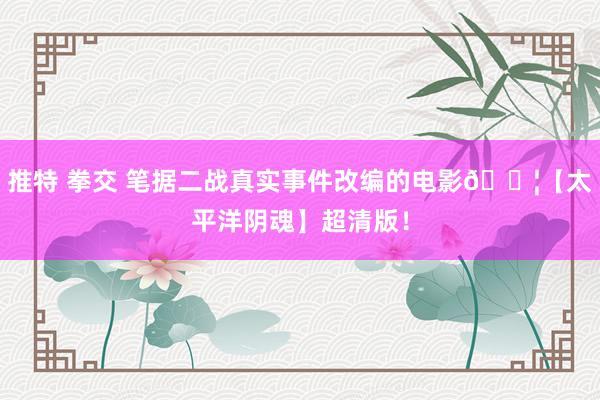 推特 拳交 笔据二战真实事件改编的电影🎦【太平洋阴魂】超清版！